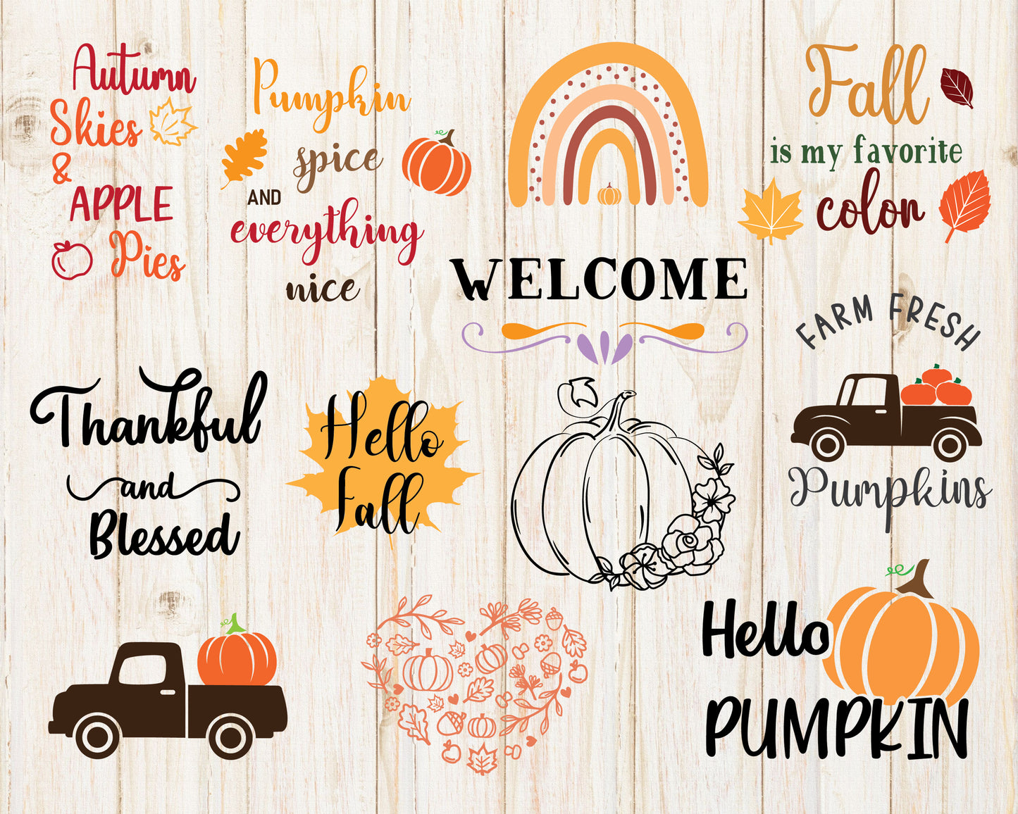 Fall Bundle SVG