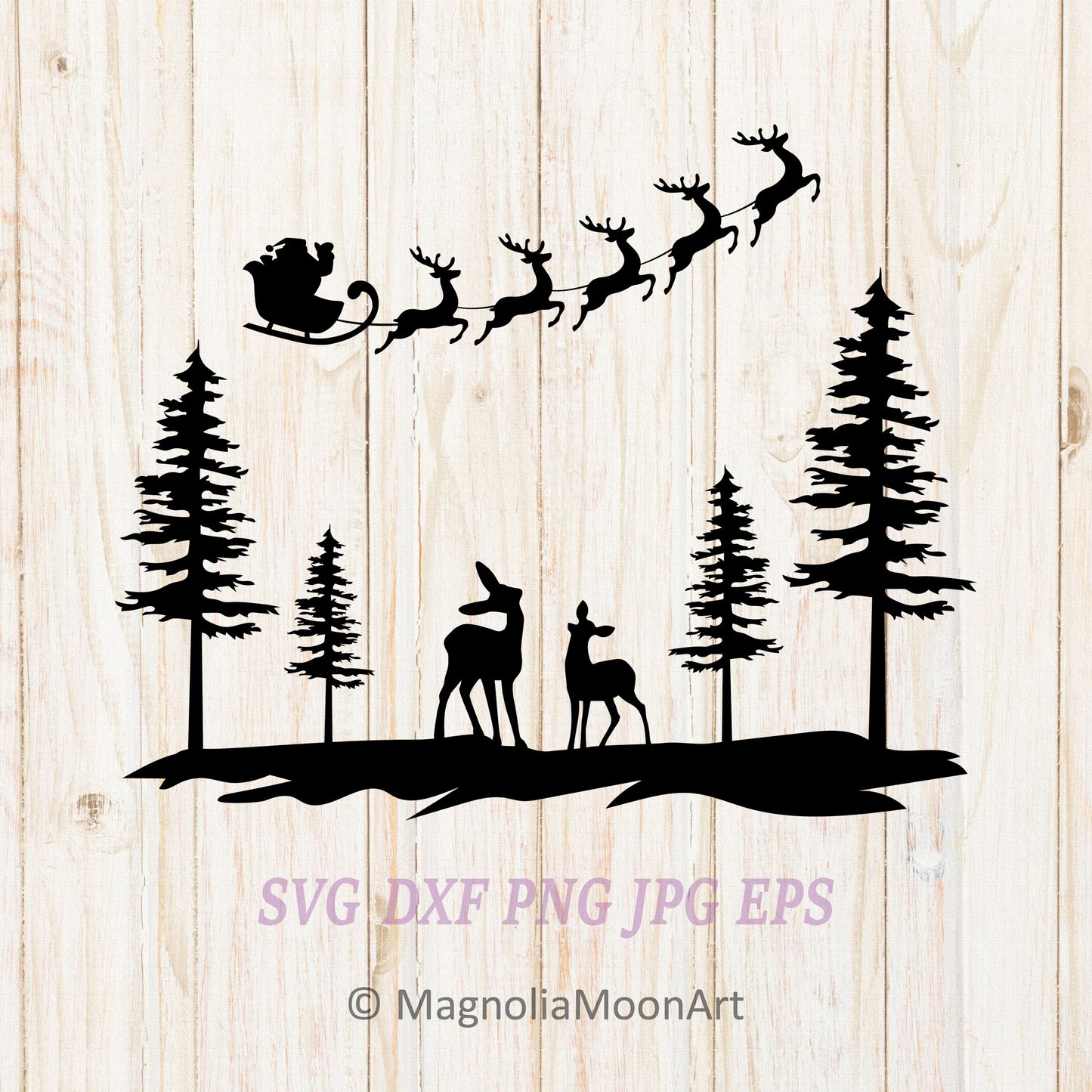 Christmas Scene SVG