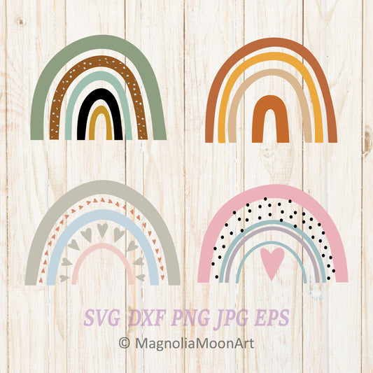 Whimsical Rainbow Bundle SVG