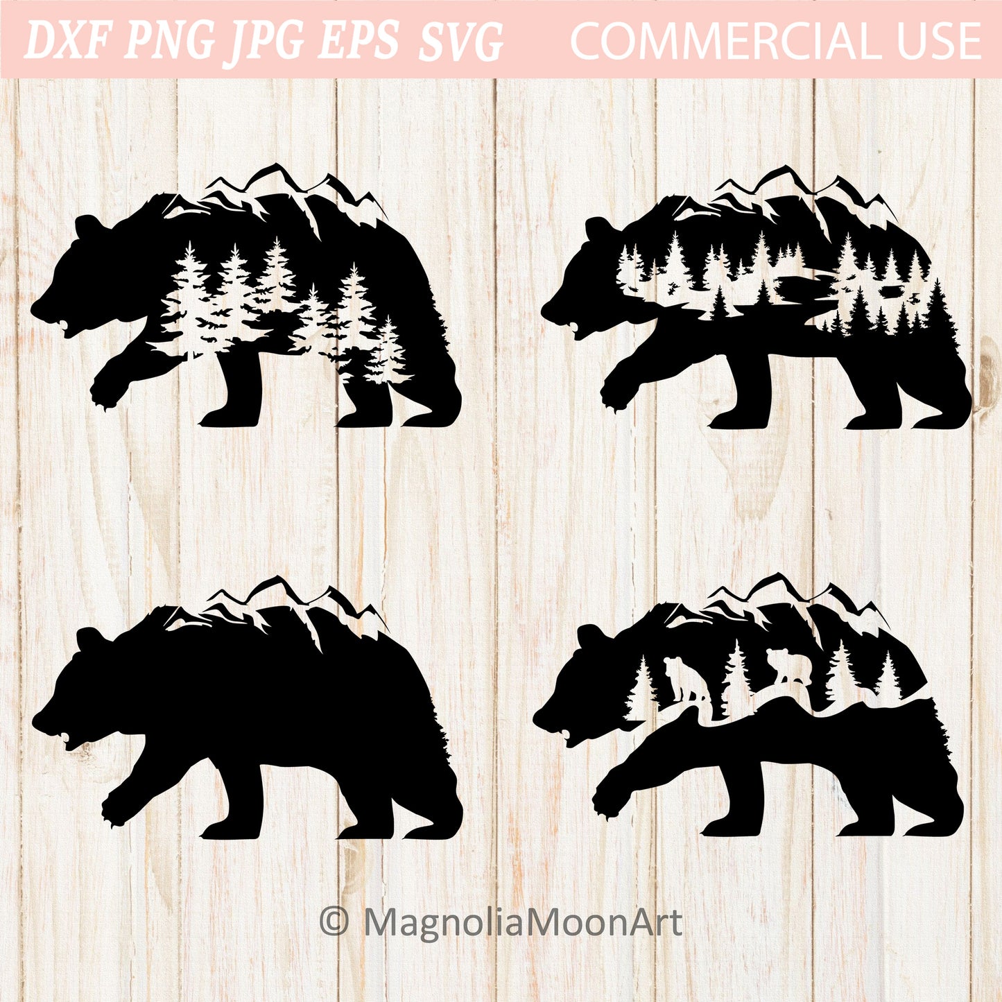 Bear Bundle SVG