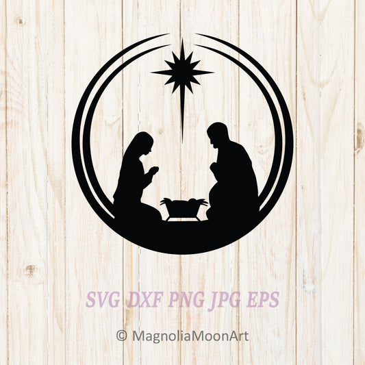 Nativity Scene SVG