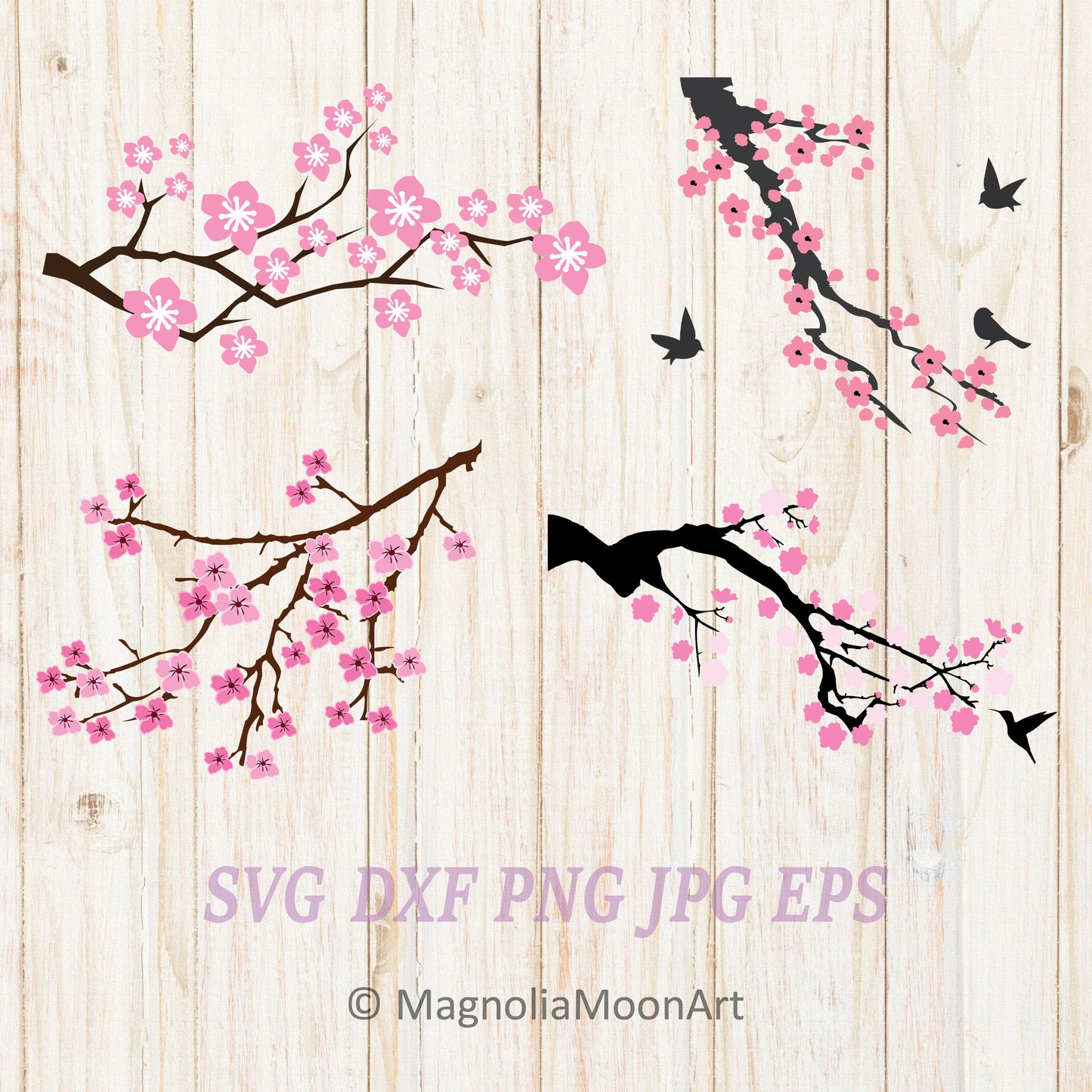 Cherry Blossom Bundle SVG