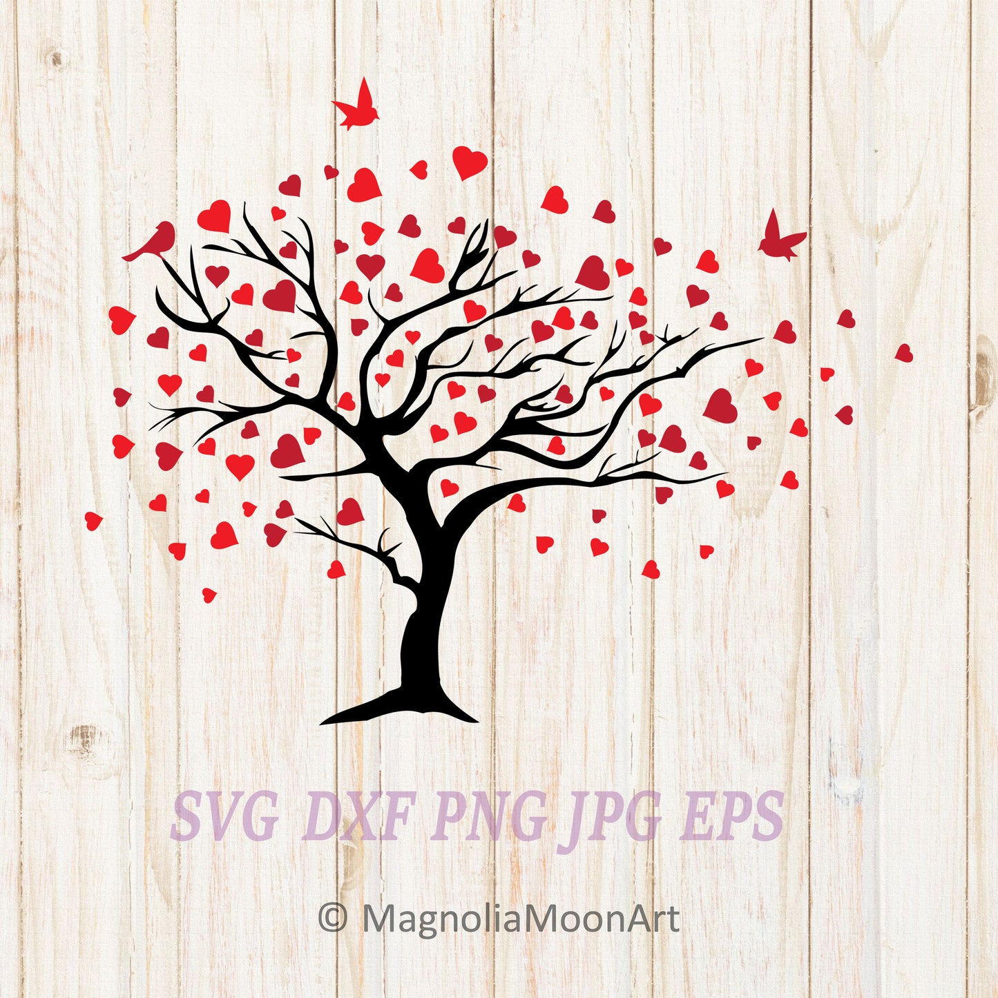 Valentine Tree SVG