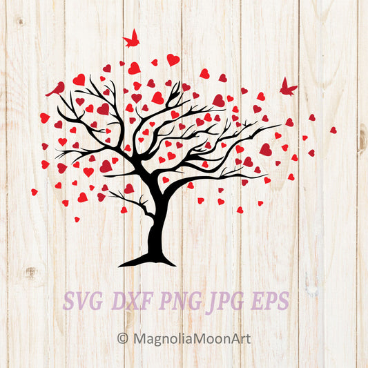 Valentine Tree SVG