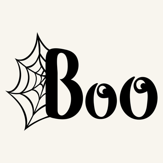 Spider Web Boo SVG