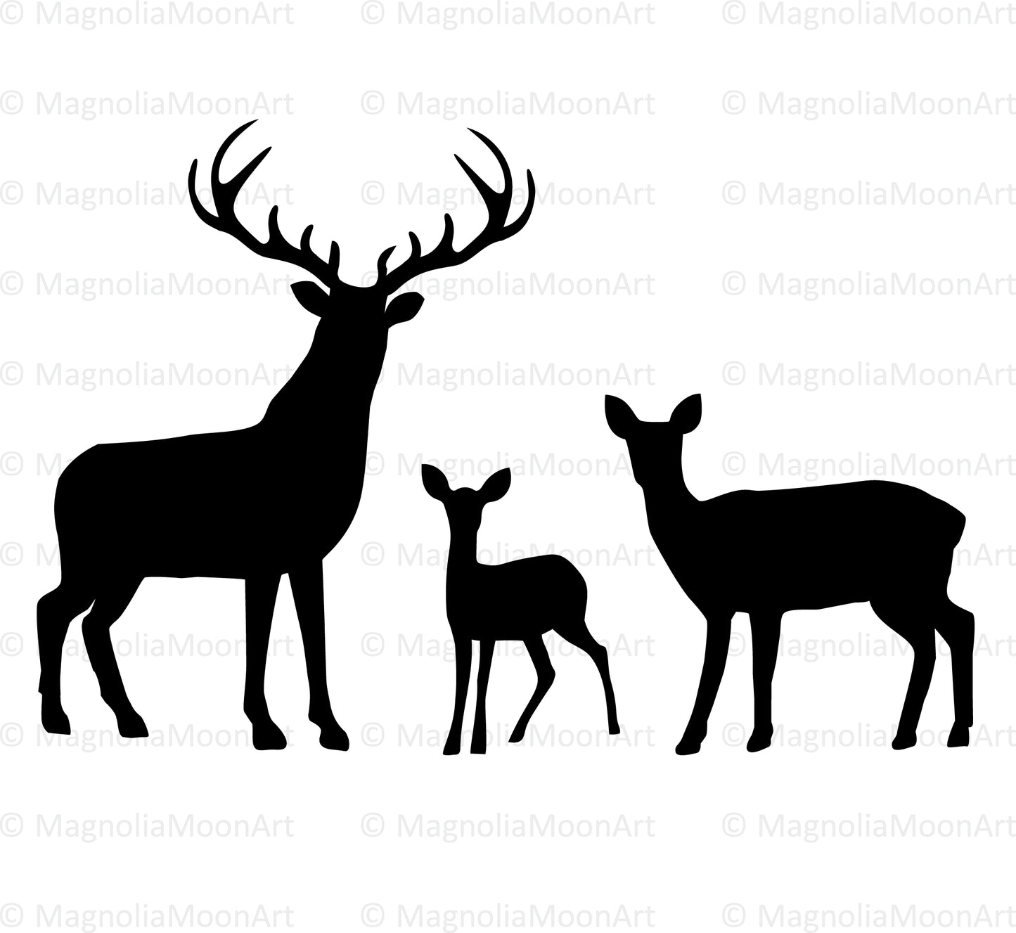 Deer Family SVG