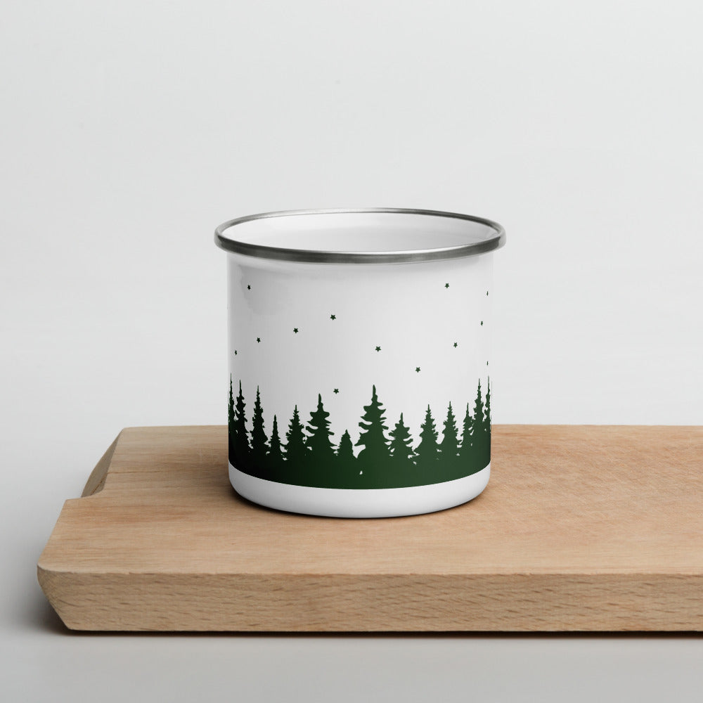 Forest Enamel Mug