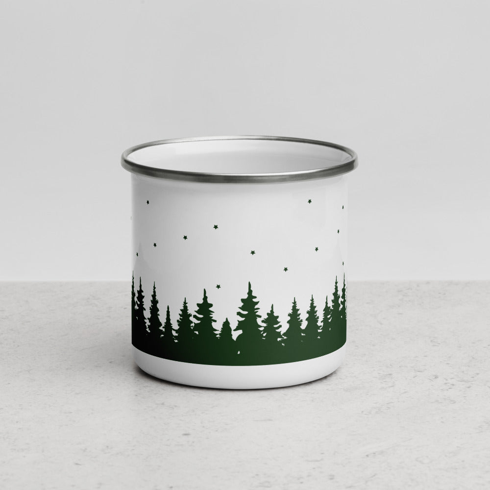 Forest Enamel Mug