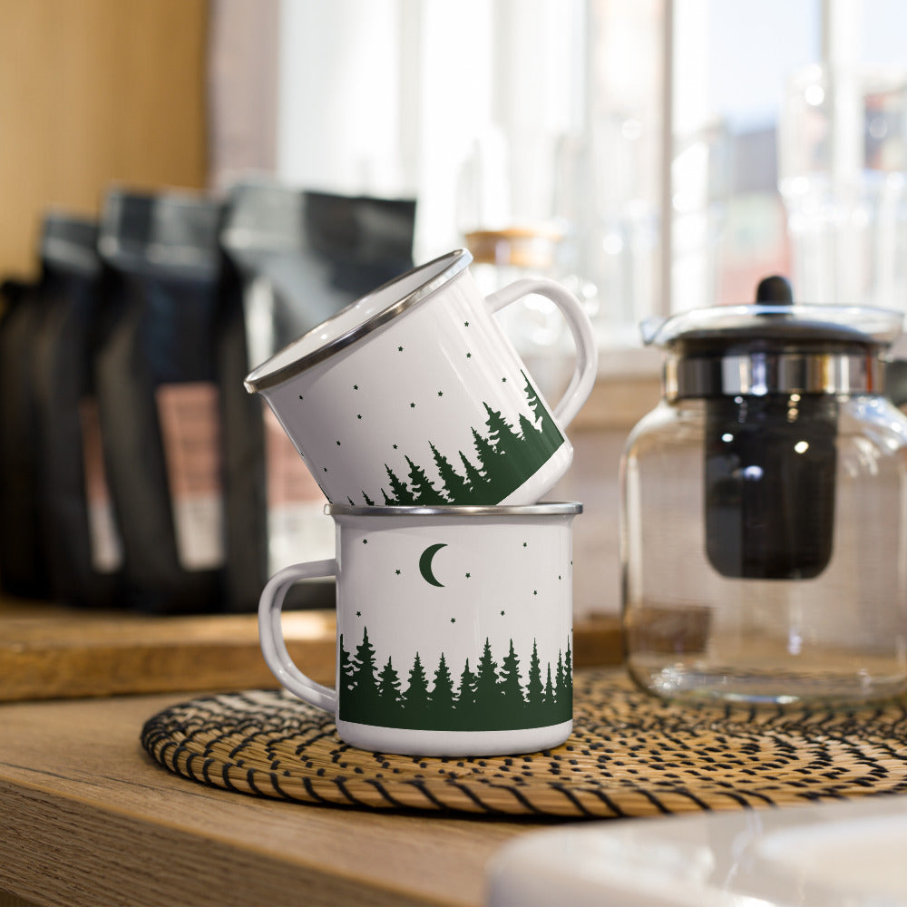 Forest Enamel Mug