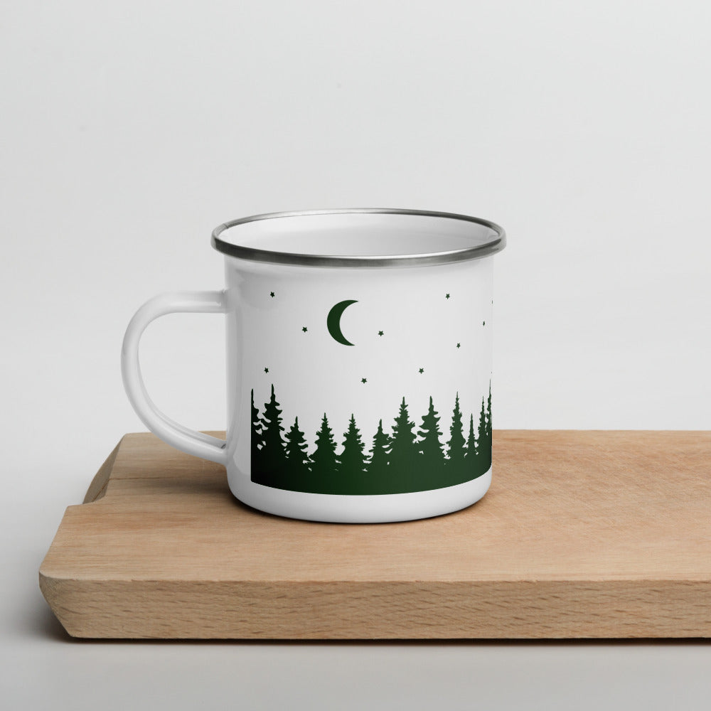 Forest Enamel Mug