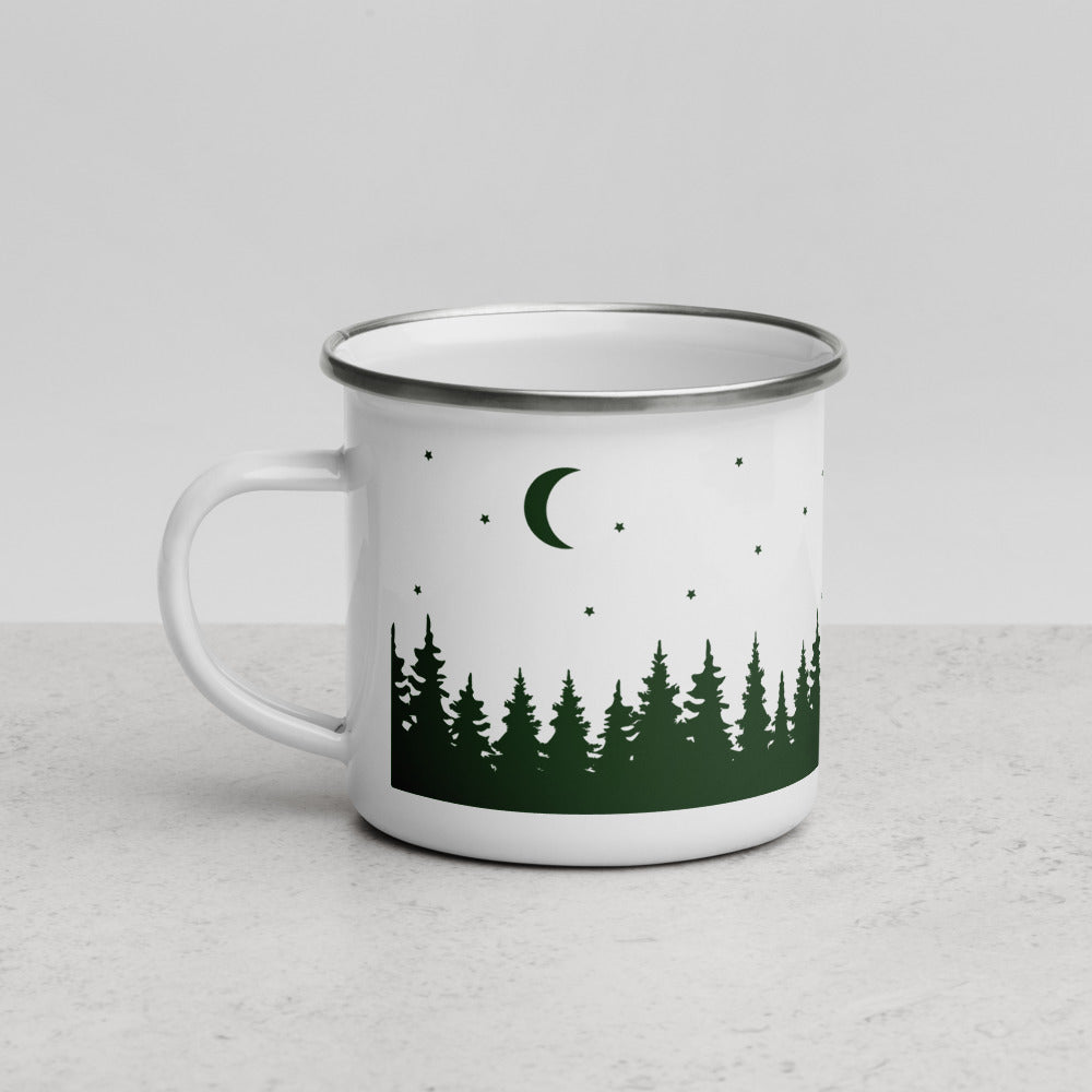 Forest Enamel Mug