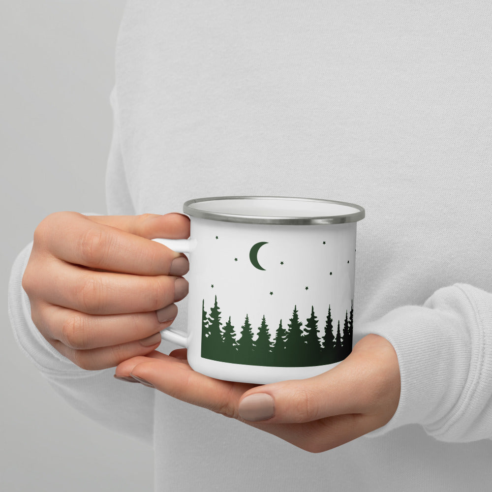 Forest Enamel Mug