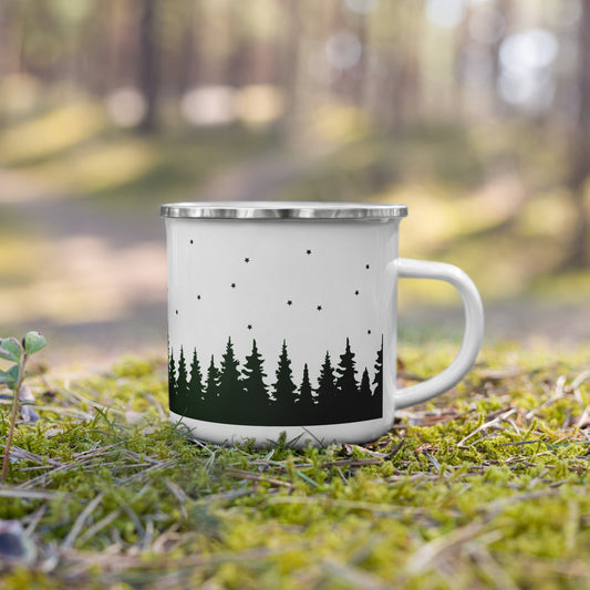 Forest Enamel Mug