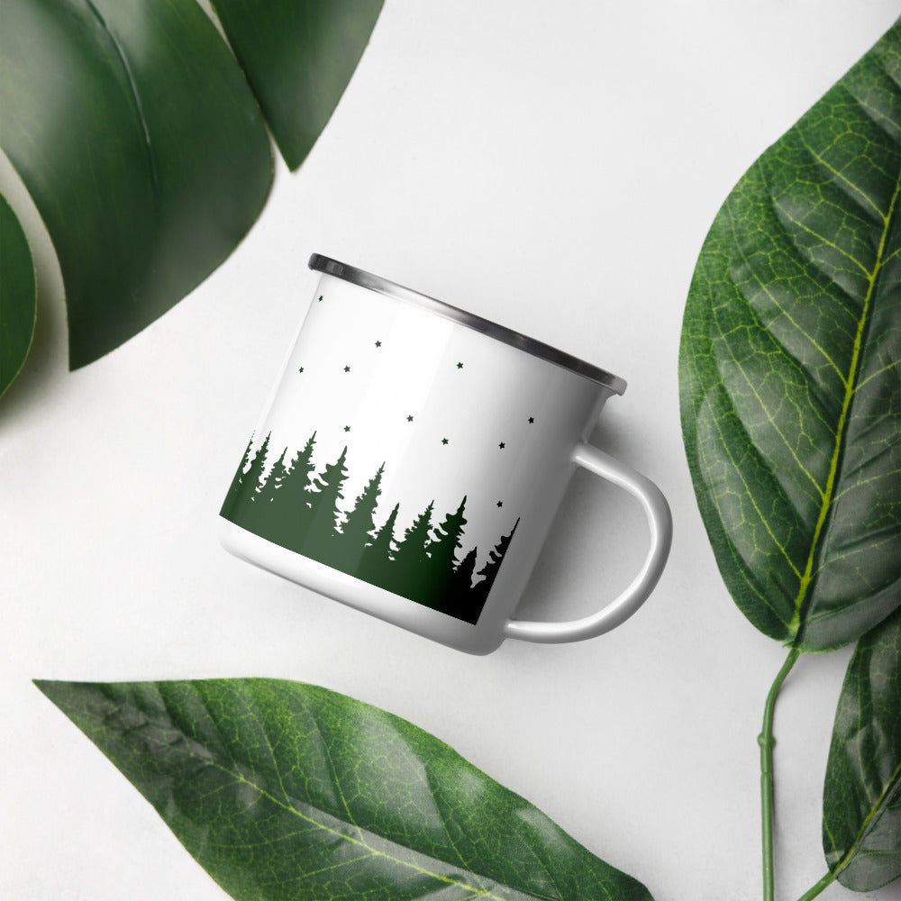 Forest Enamel Mug