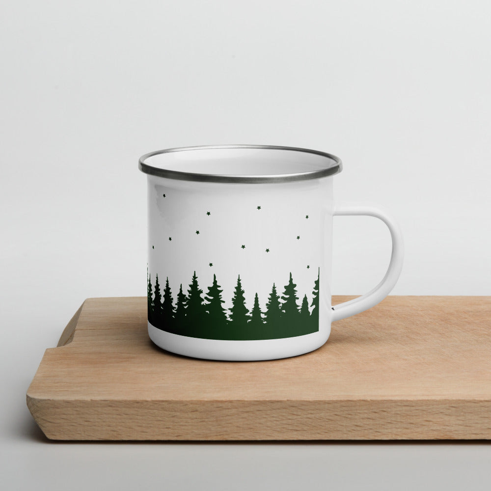 Forest Enamel Mug