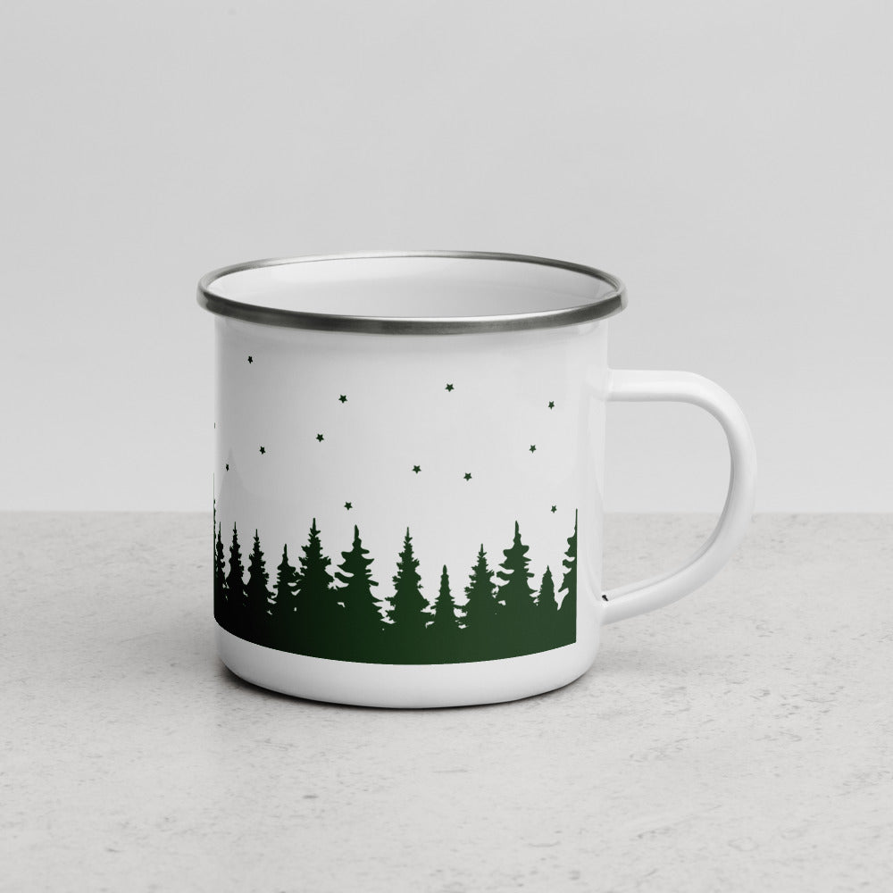 Forest Enamel Mug