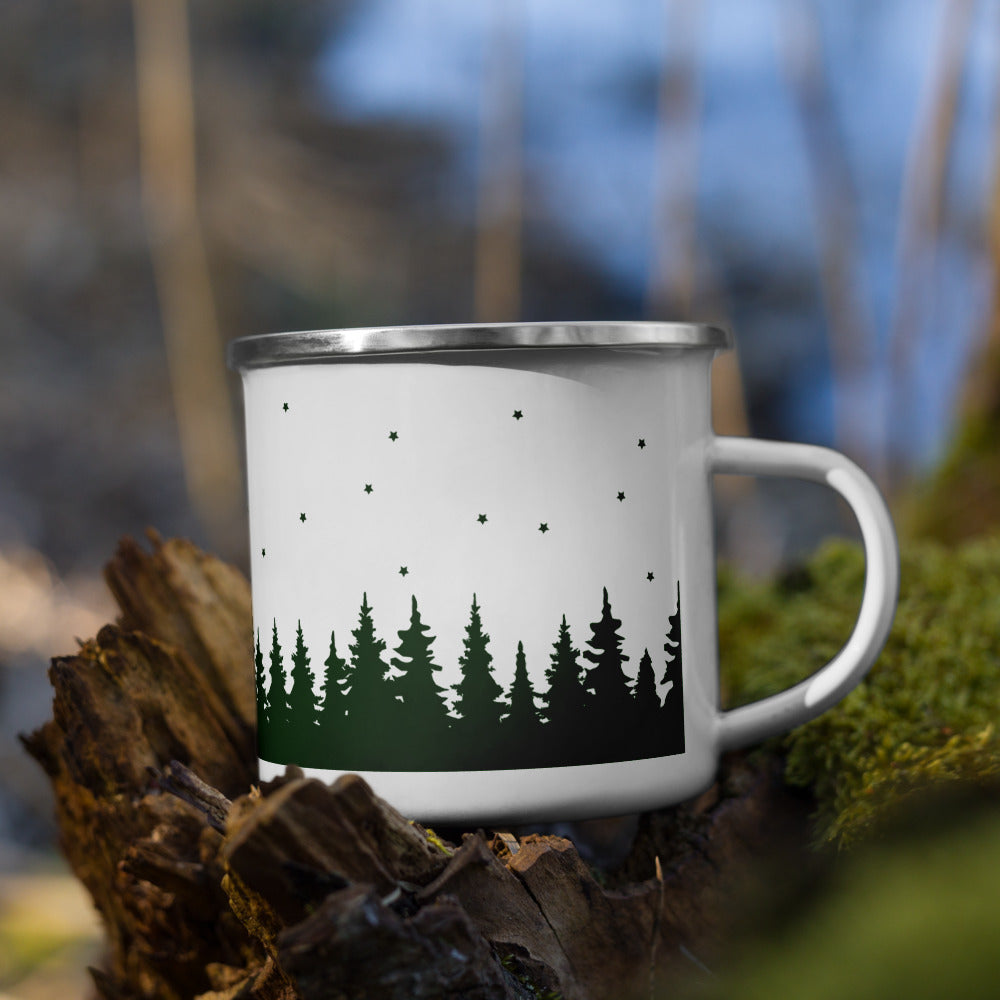 Forest Enamel Mug