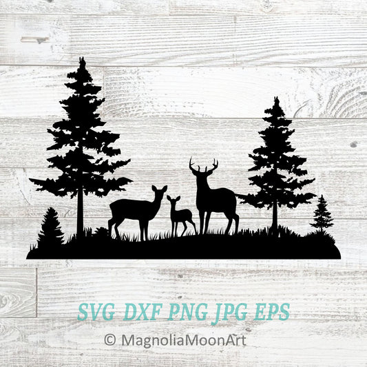 Deer Family SVG