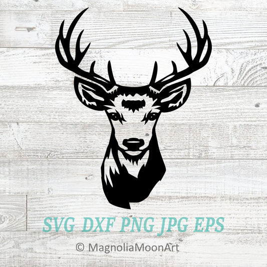 Deer Head SVG