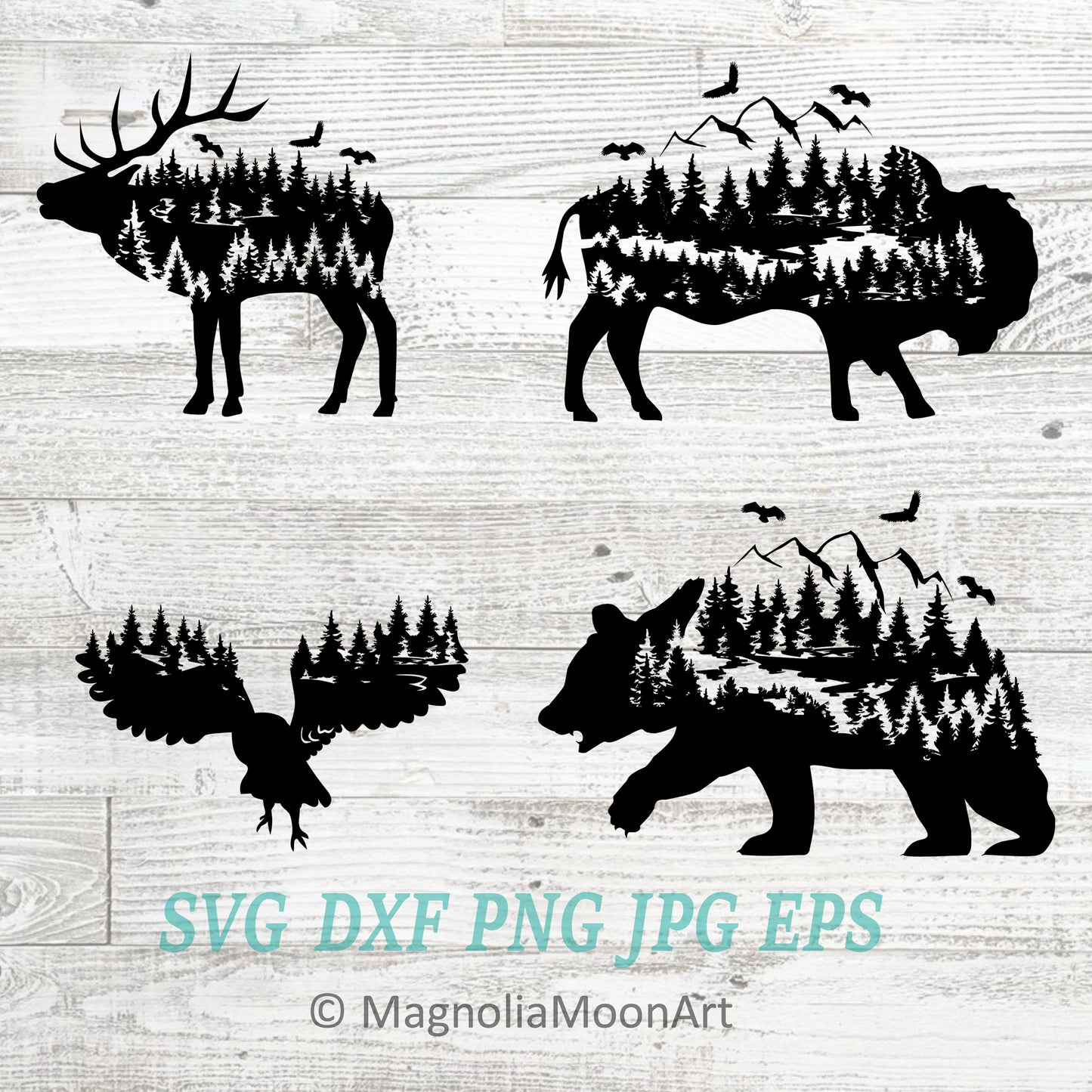 Wild Animals Bundle SVG