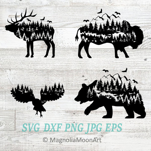 Wild Animals Bundle SVG