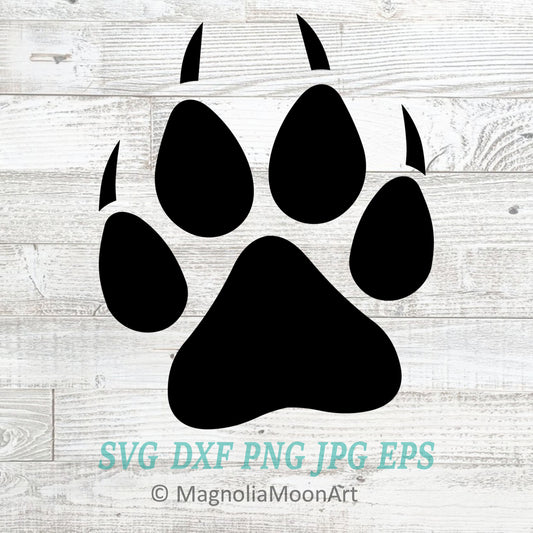 Wolf Paw SVG