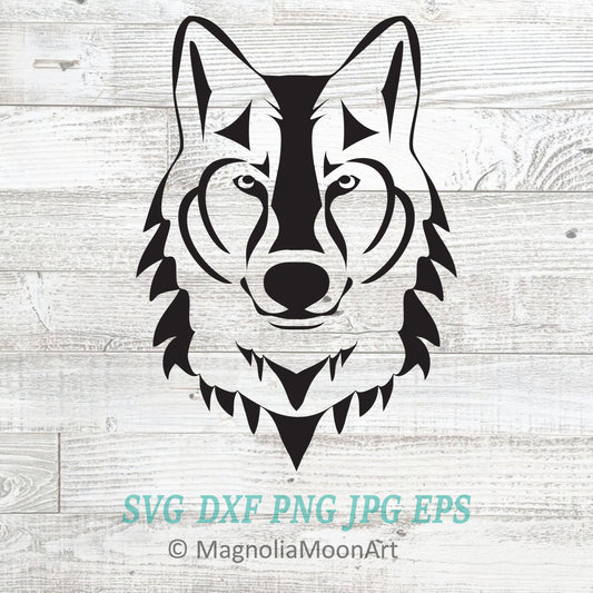 Wolf Head SVG