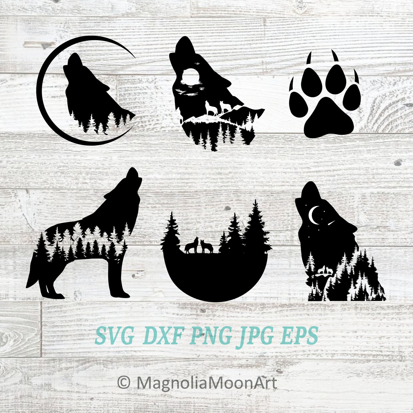 Wolf Bundle SVG