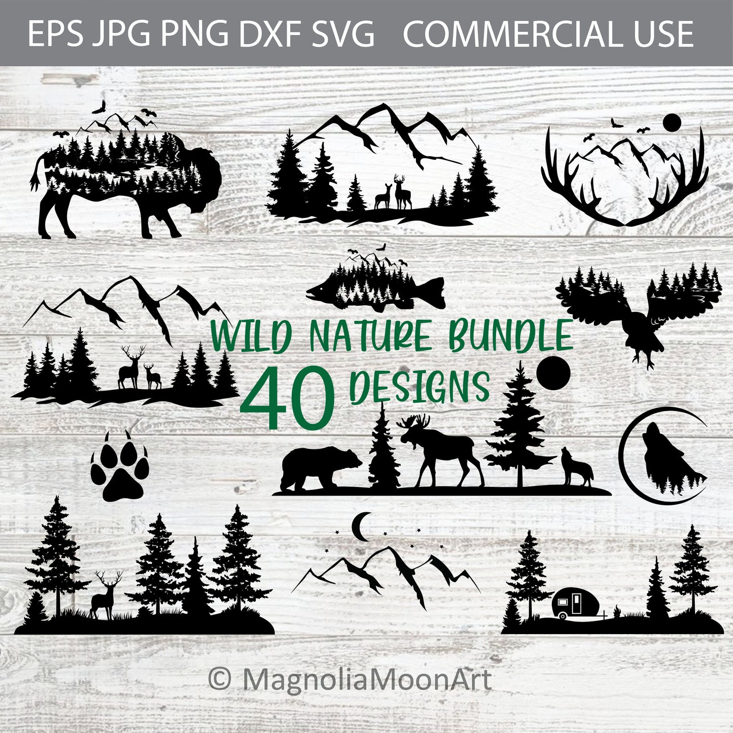 Wild Nature Bundle SVG