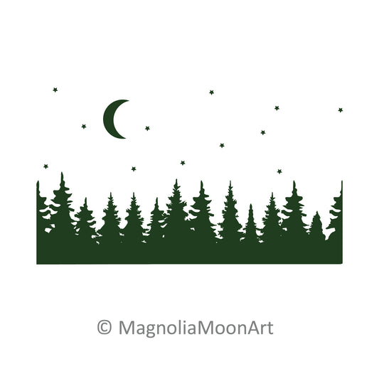 Forest Line SVG